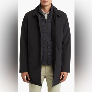 NN07 Blake 8240 Waterproof Trench Coat In Black Men’s Size Large New